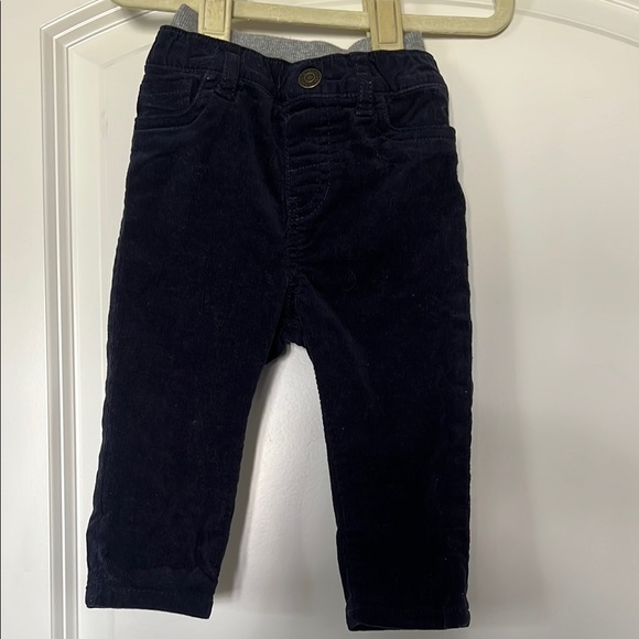 H&M | (9-12M) Navy Blue Kids Corduroy Pants - Picture 1 of 6